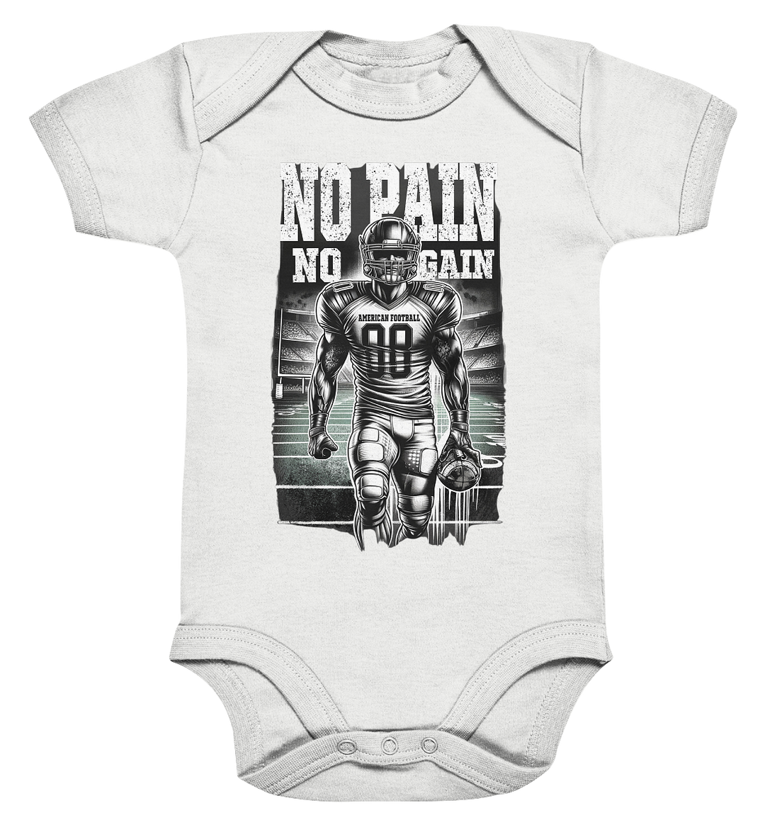 No Pain No Gain  - Organic Baby Bodysuite