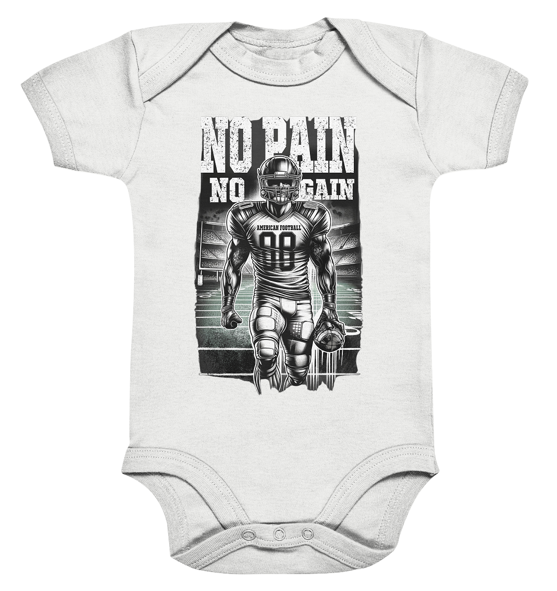 No Pain No Gain  - Organic Baby Bodysuite