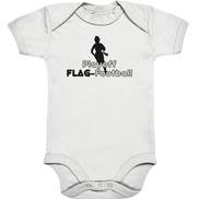 Playoff Flag Football  Women black  - Organic Baby Bodysuite