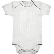 USA Flag Fight - Organic Baby Bodysuite