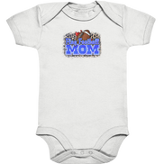 Flag Football Mom - Organic Baby Bodysuite