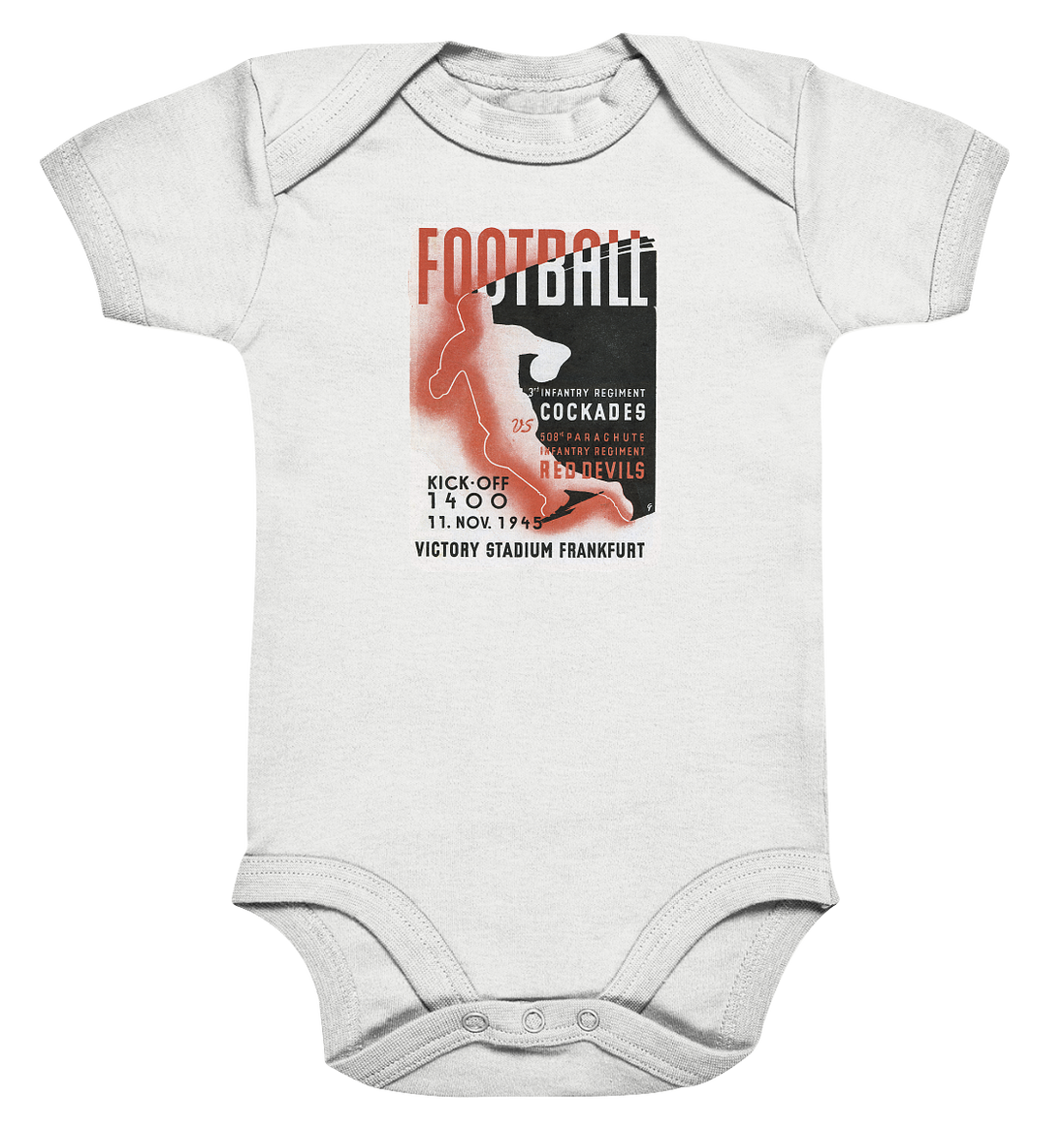 Red Devils Frankfurt 1945 - Organic Baby Bodysuite