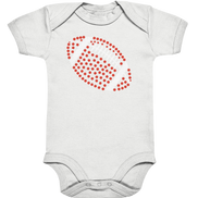 Football Dots - Organic Baby Bodysuite