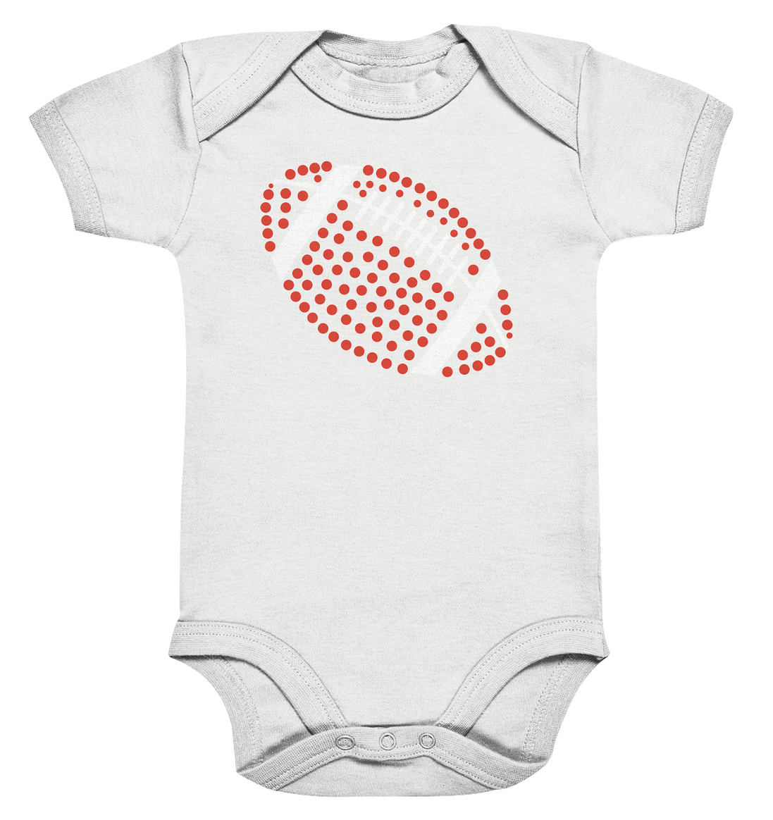 Football Dots - Organic Baby Bodysuite
