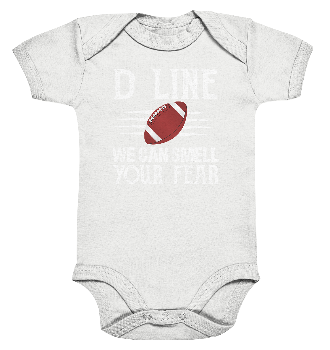 D Line Fear - Organic Baby Bodysuit