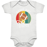 Game Day Vibes White - Organic Baby Bodysuite