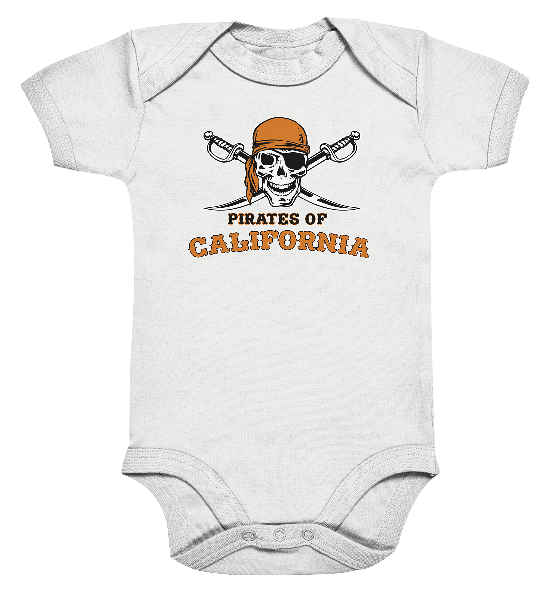 Pirates of California - Organic Baby Bodysuite