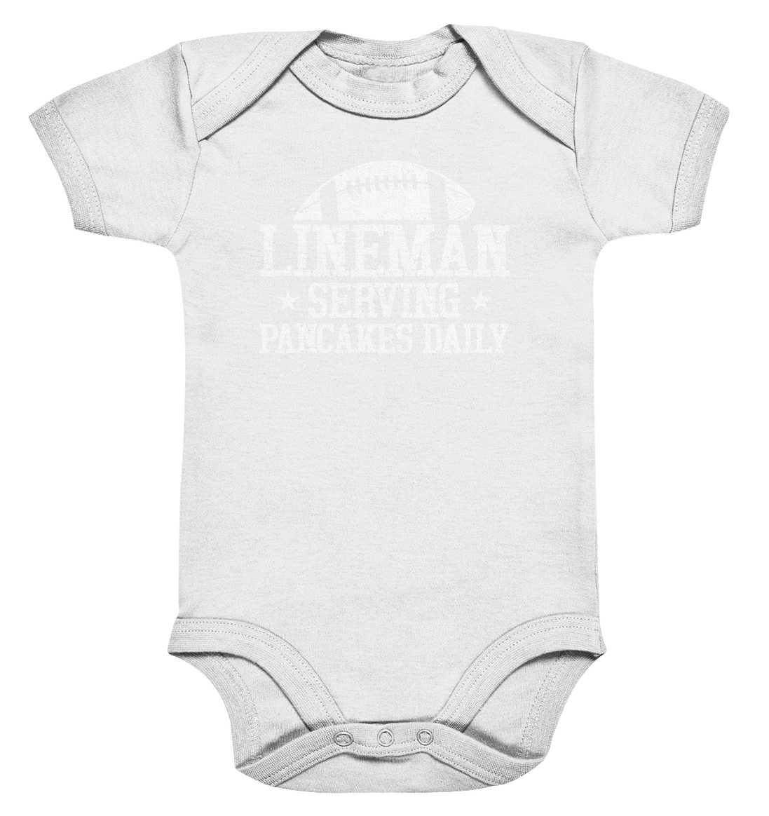 Lineman Serving Pancakes - Organic Baby Bodysuite