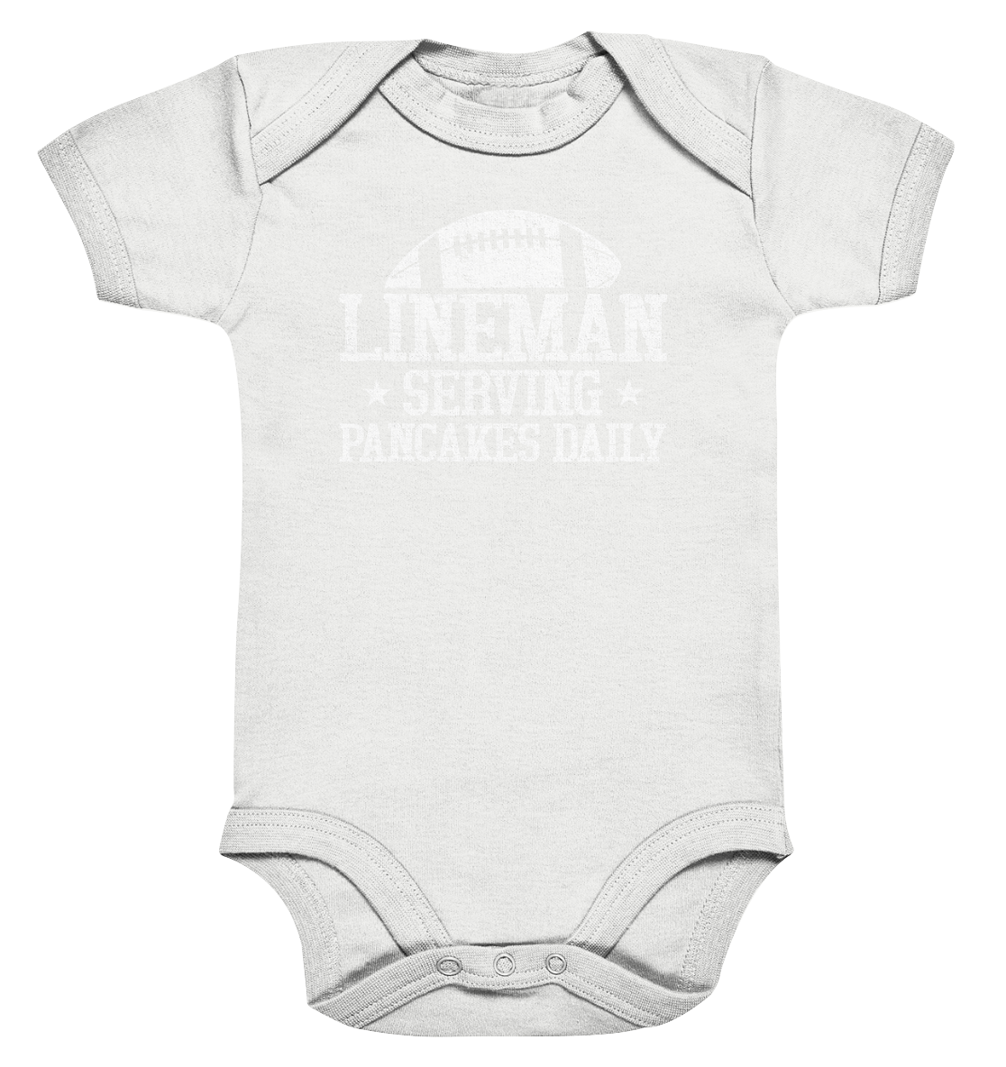 Lineman Serving Pancakes - Organic Baby Bodysuite