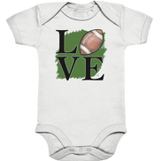 Football Love II - Organic Baby Bodysuite