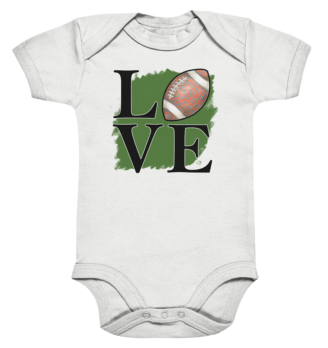 Football Love II - Organic Baby Bodysuite