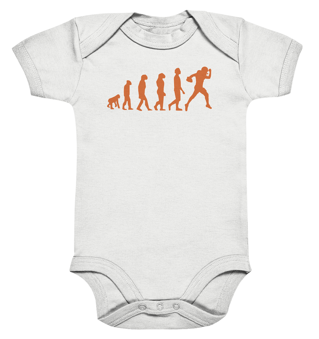 American Football Evolution - Organic Baby Bodysuite