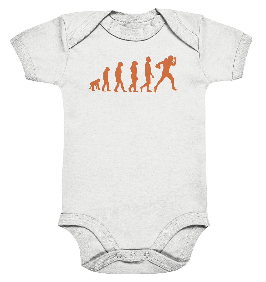 American Football Evolution - Organic Baby Bodysuite
