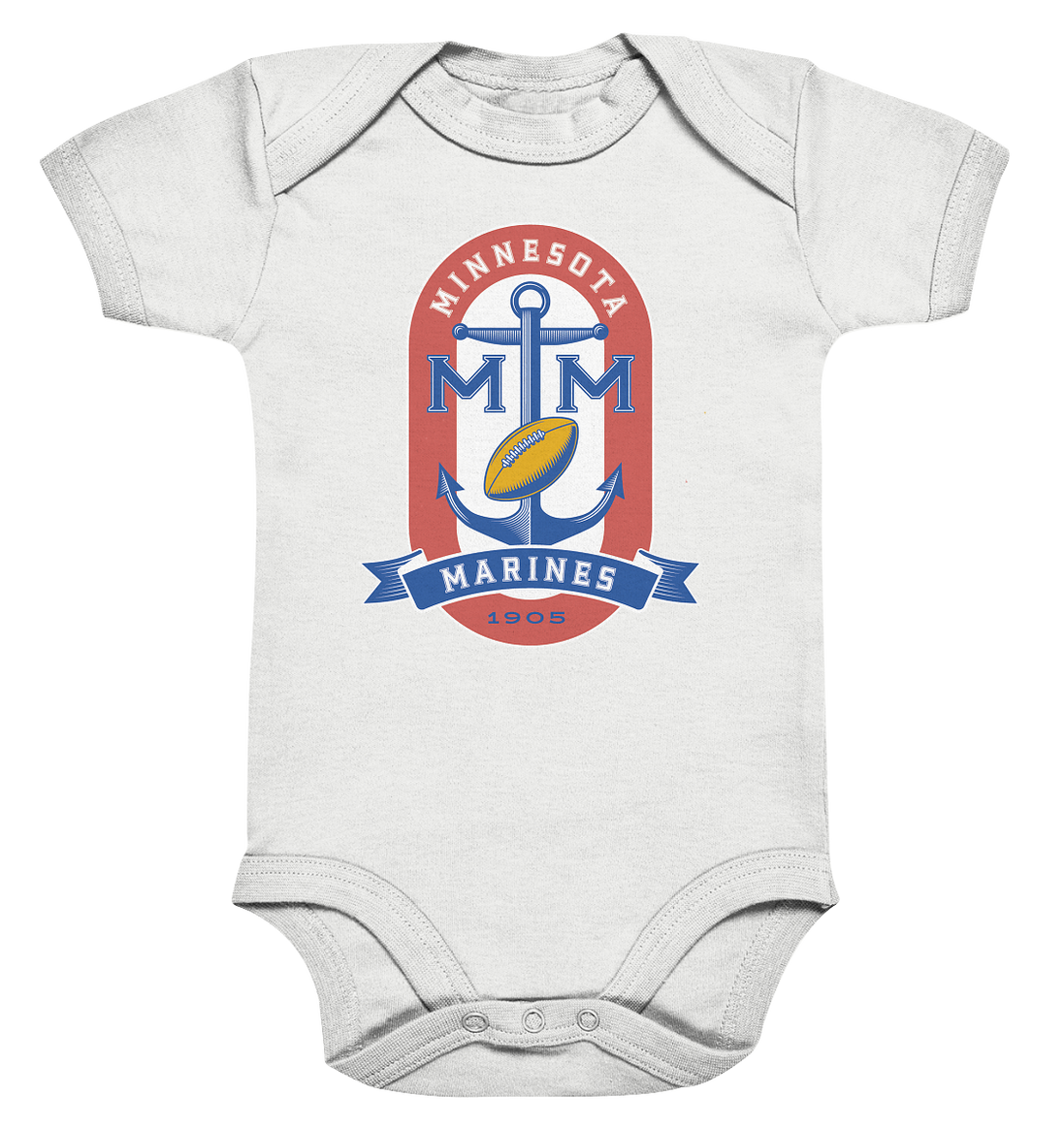Minnesota Marines - Organic Baby Bodysuite