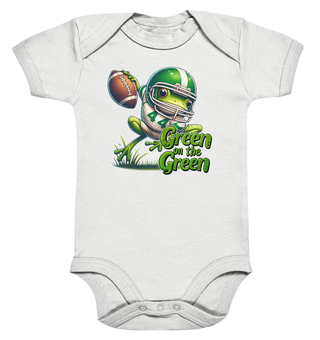 Green Frog - Organic Baby Bodysuit