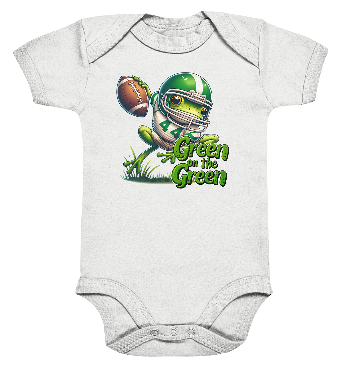 Green Frog - Organic Baby Bodysuit