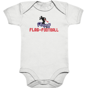 Playoff Flag Football  Men red - Organic Baby Bodysuite