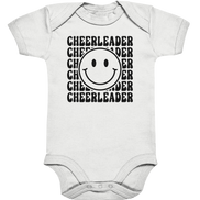 Cheerleader Smiley - Organic Baby Bodysuit