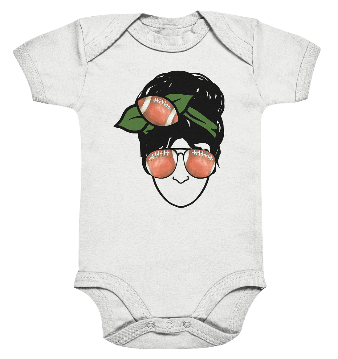 Lady Balls - Organic Baby Bodysuite