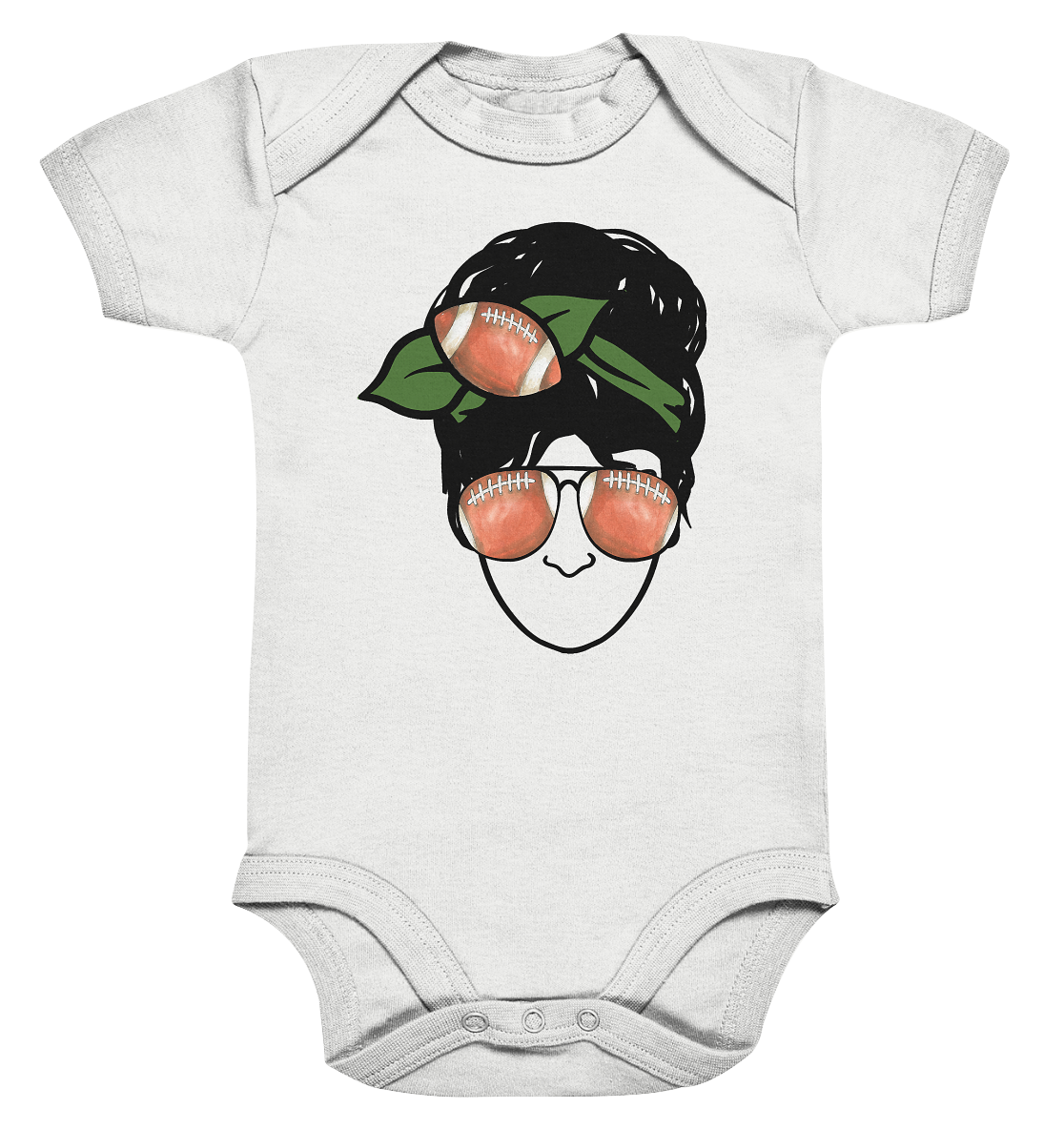 Lady Balls - Organic Baby Bodysuite