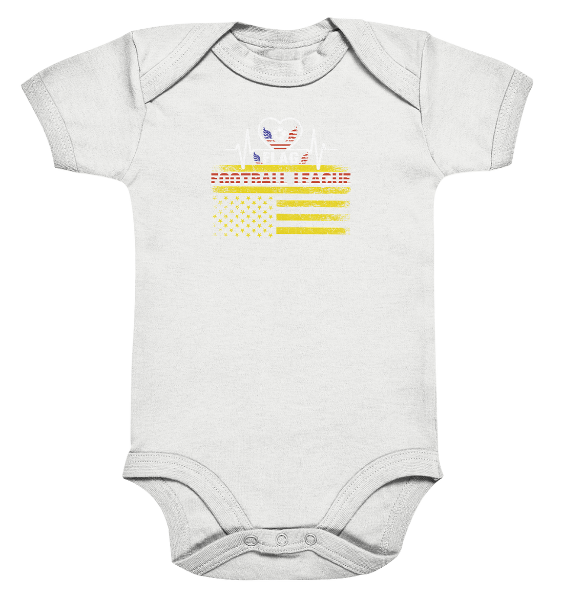 Flag Football League - Organic Baby Bodysuit