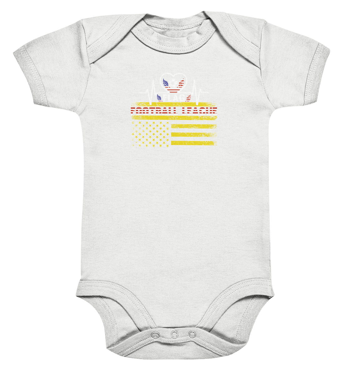 Flag Football League - Organic Baby Bodysuit