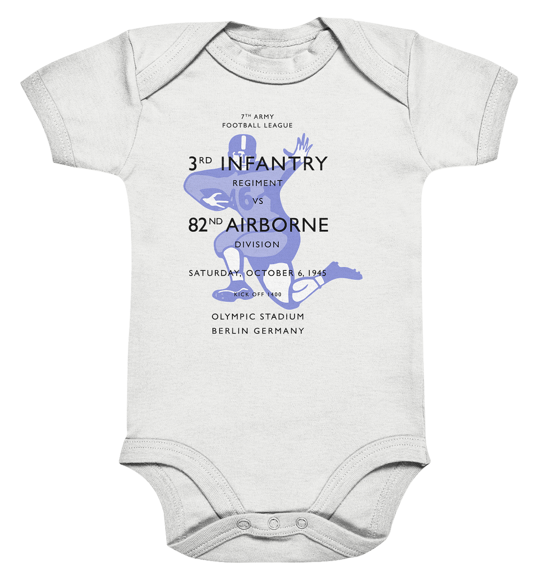 Infantry vs. Airborne 1945 - Organic Baby Bodysuite