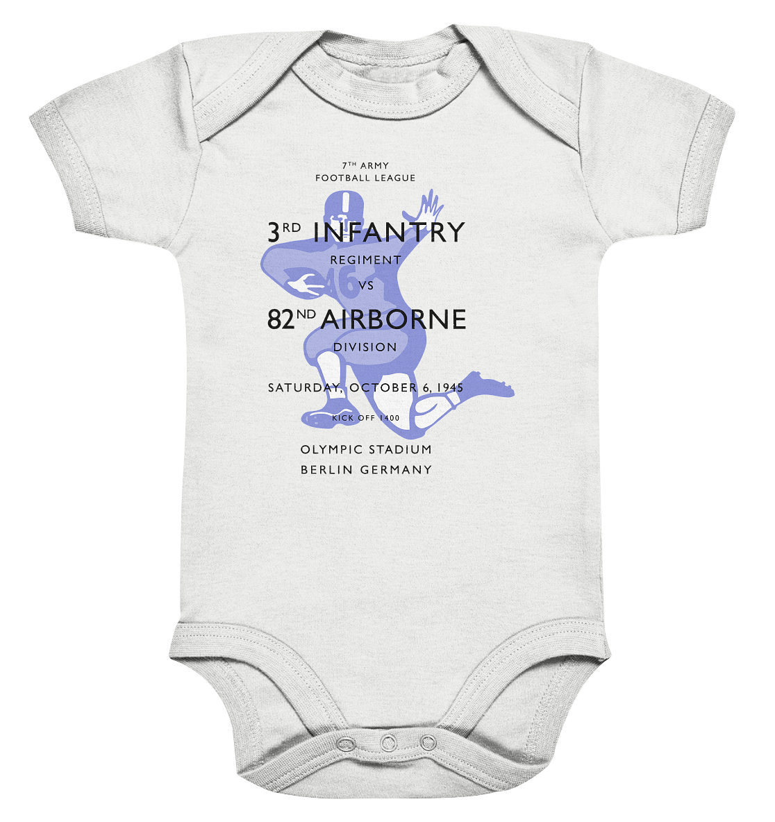 Infantry vs. Airborne 1945 - Organic Baby Bodysuite
