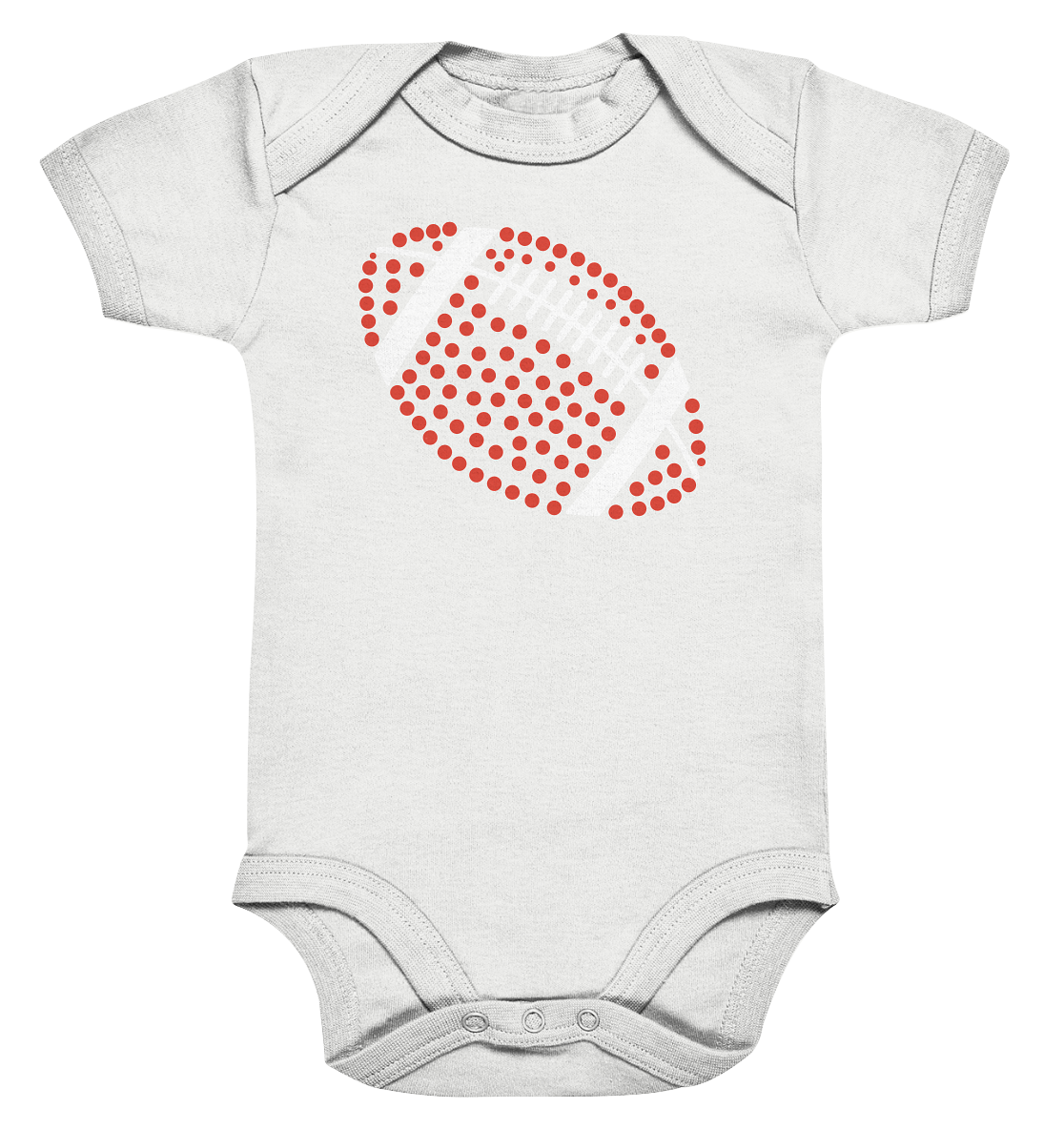 Football Dots - Organic Baby Bodysuite