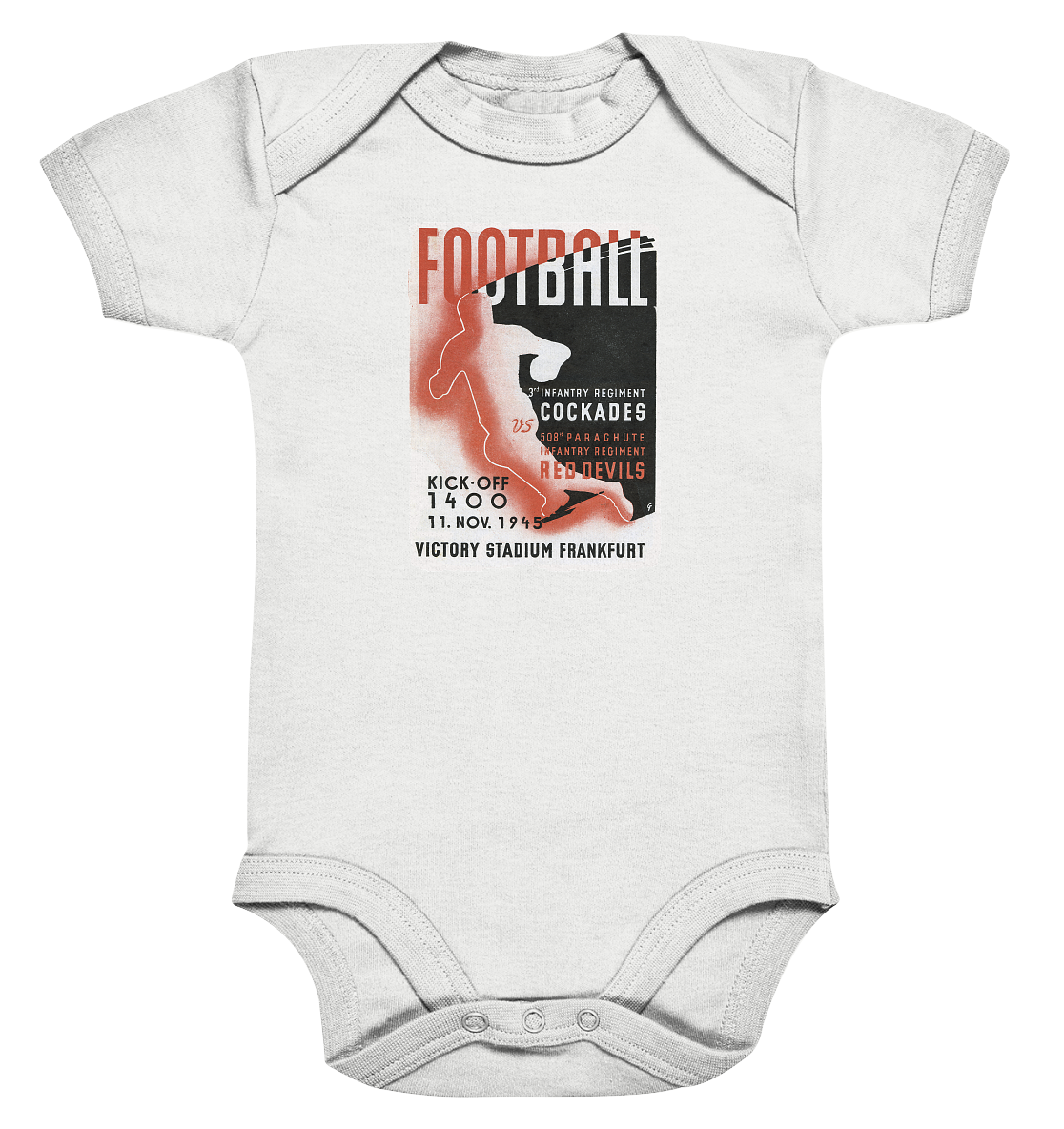 Red Devils Frankfurt 1945 - Organic Baby Bodysuite