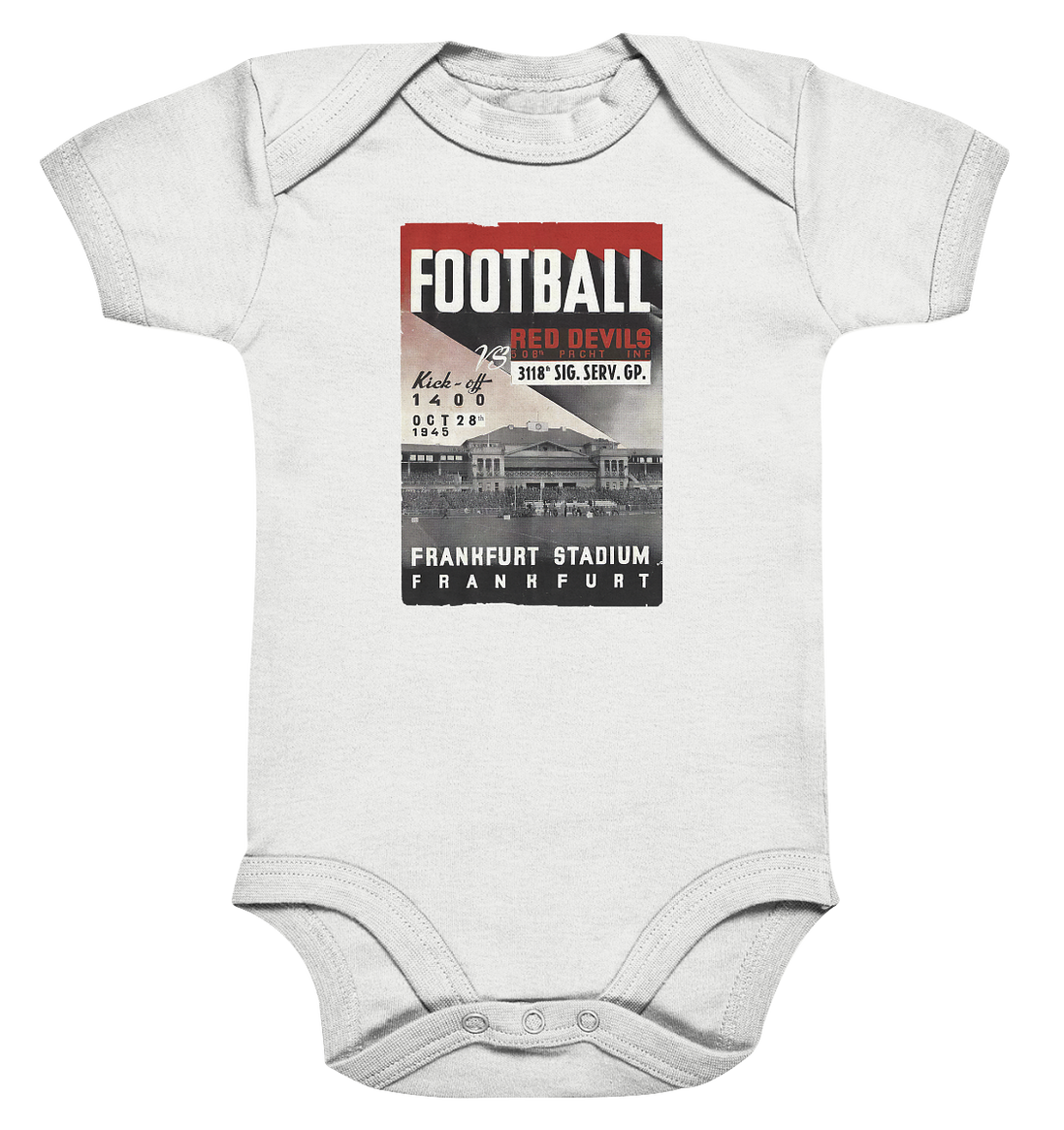 Frankfurt Football 1945 - Organic Baby Bodysuit