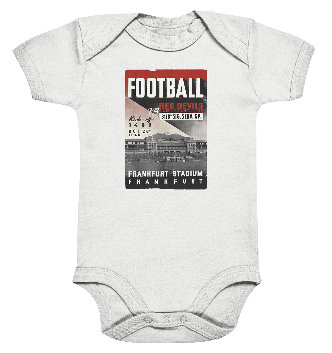 Frankfurt Football 1945 - Organic Baby Bodysuit