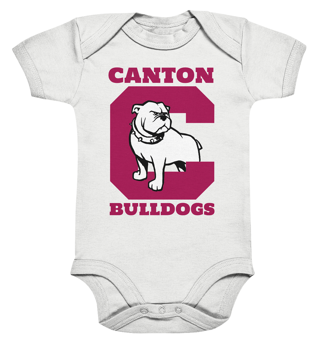 Canton Bulldogs - Organic Baby Bodysuit