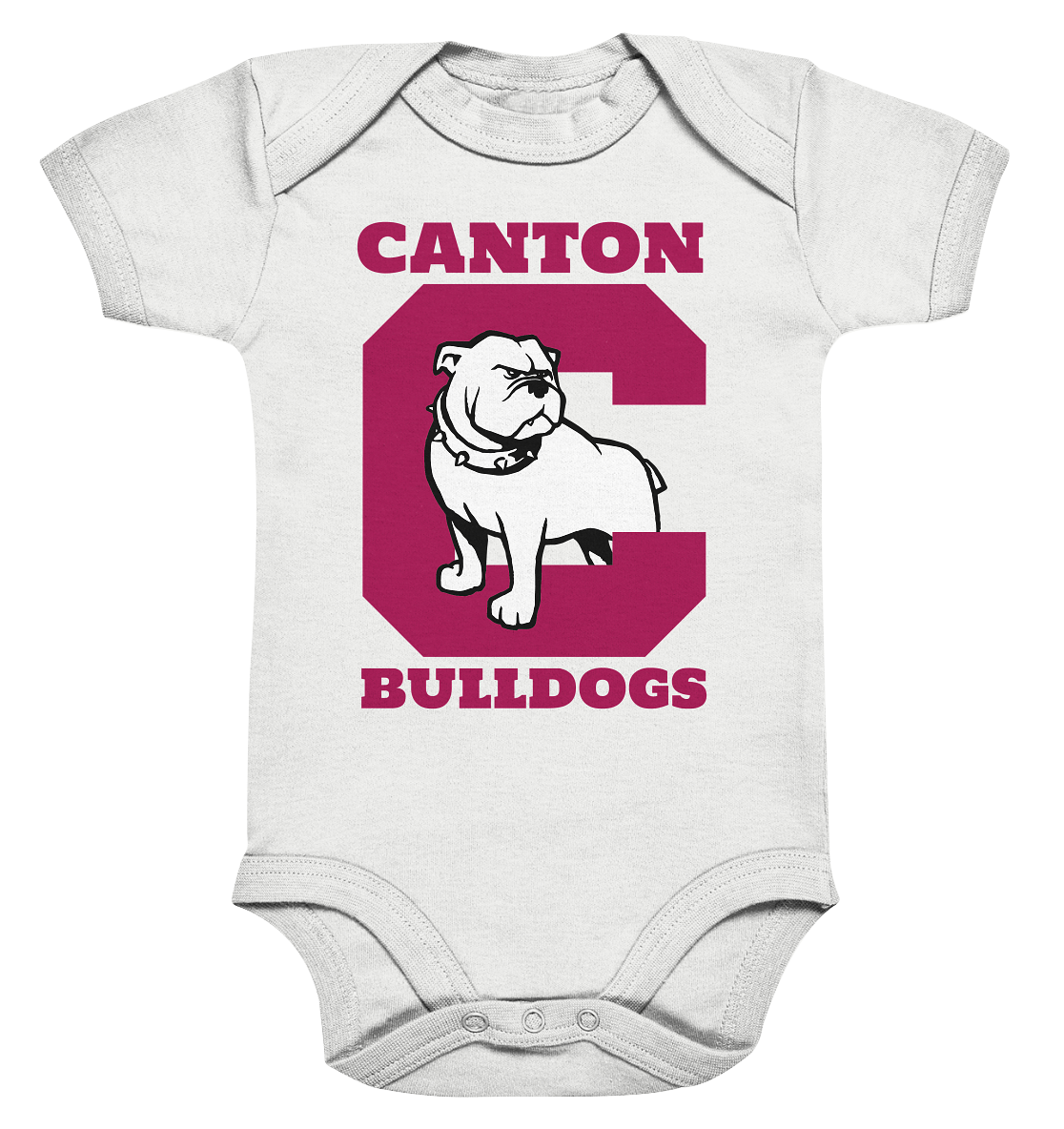 Canton Bulldogs - Organic Baby Bodysuit