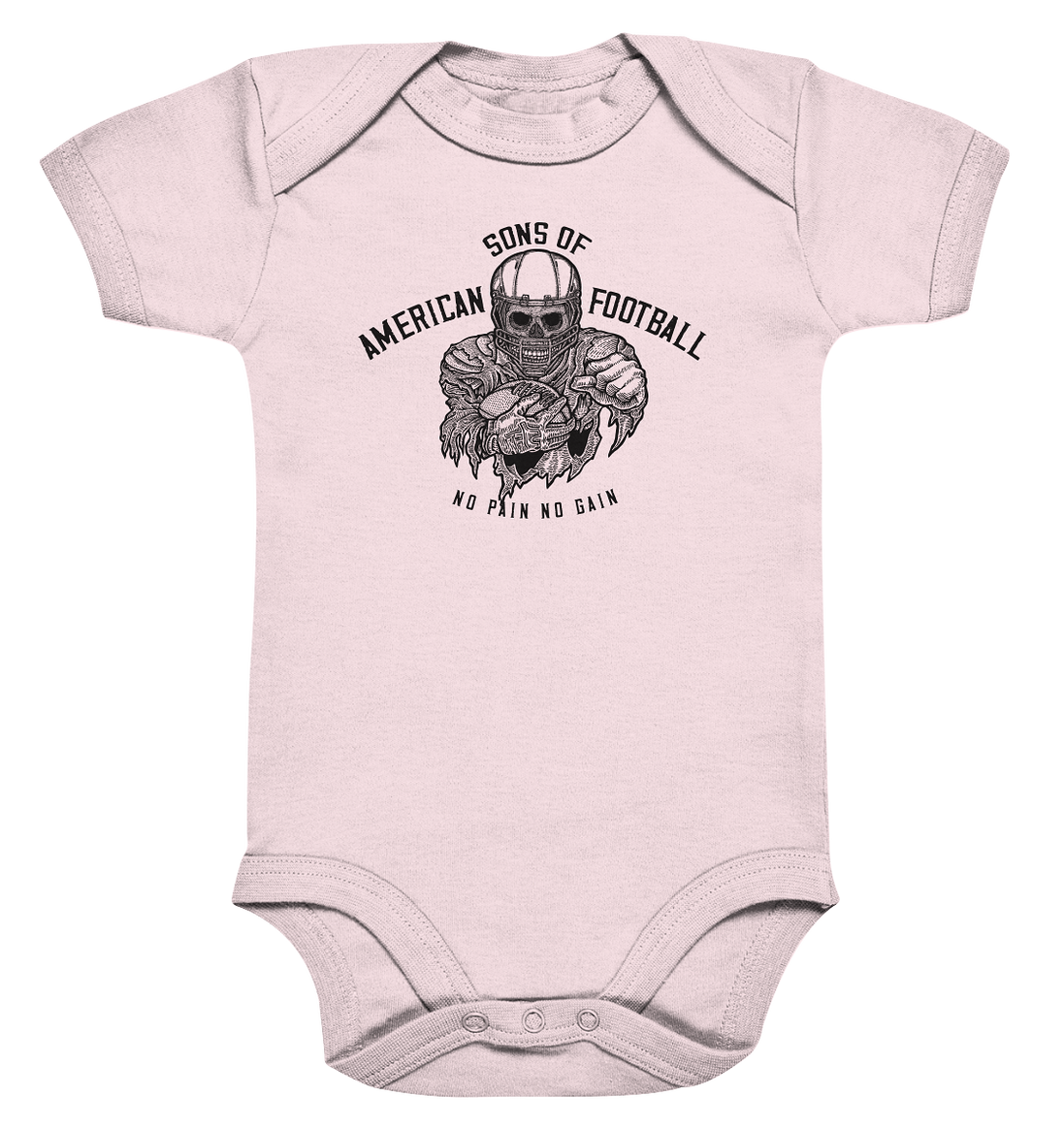 SAMFO No Pain No Gain  - Organic Baby Bodysuite