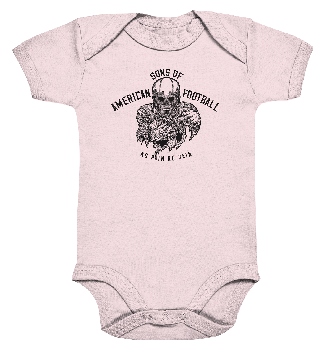 SAMFO No Pain No Gain  - Organic Baby Bodysuite