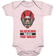Blocking Below The Waist  - Organic Baby Bodysuite