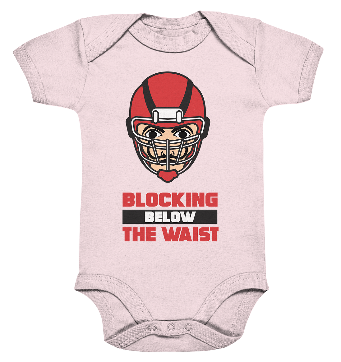 Blocking Below The Waist  - Organic Baby Bodysuite