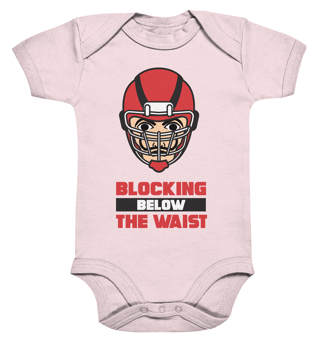 Blocking Below The Waist  - Organic Baby Bodysuite