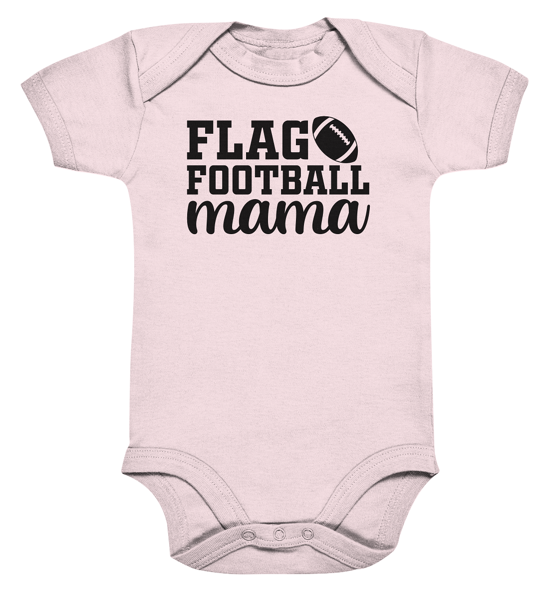 Flag Football Mama - Organic Baby Bodysuite