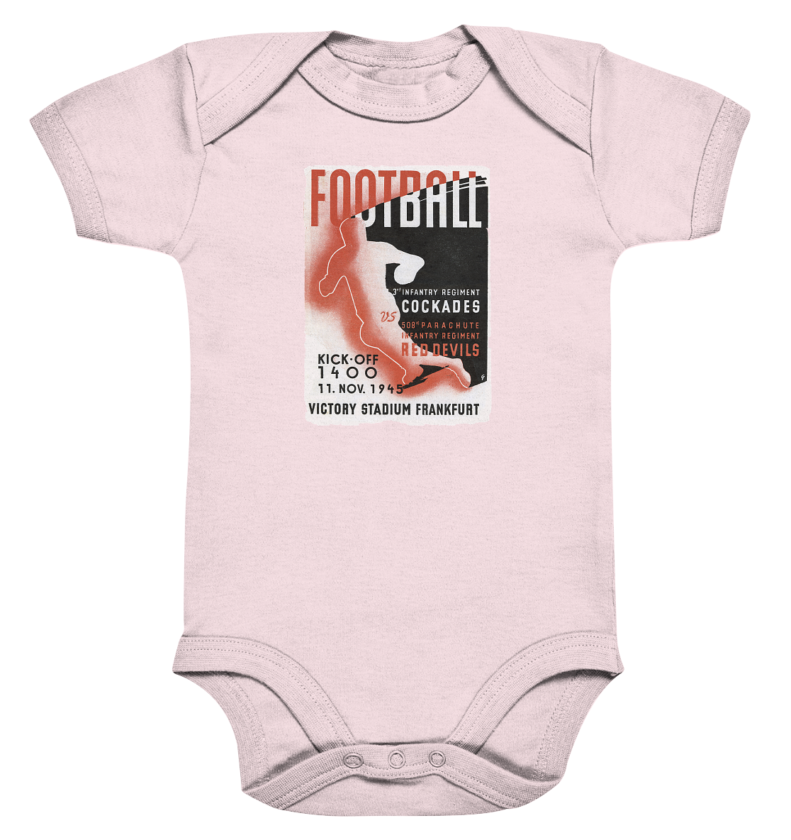 Red Devils Frankfurt 1945 - Organic Baby Bodysuite