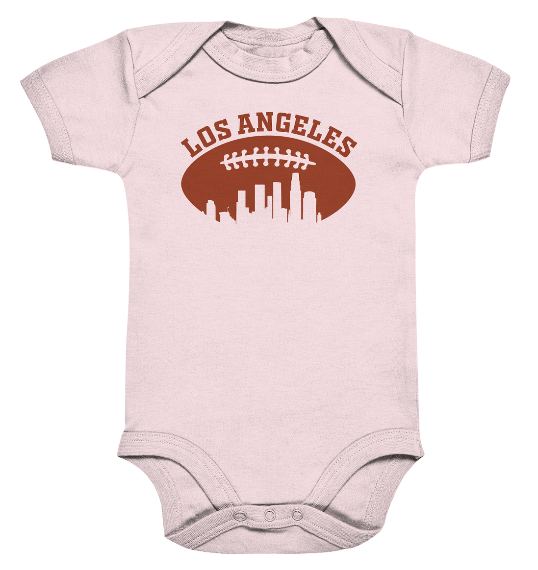 Los Angeles Football Silhouette - Organic Baby Bodysuite