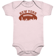 New York Football Silhoutte  - Organic Baby Bodysuite
