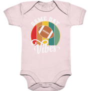 Game Day Vibes White - Organic Baby Bodysuite