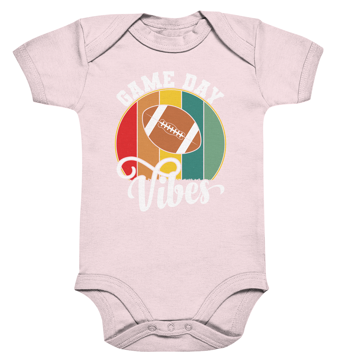 Game Day Vibes White - Organic Baby Bodysuite