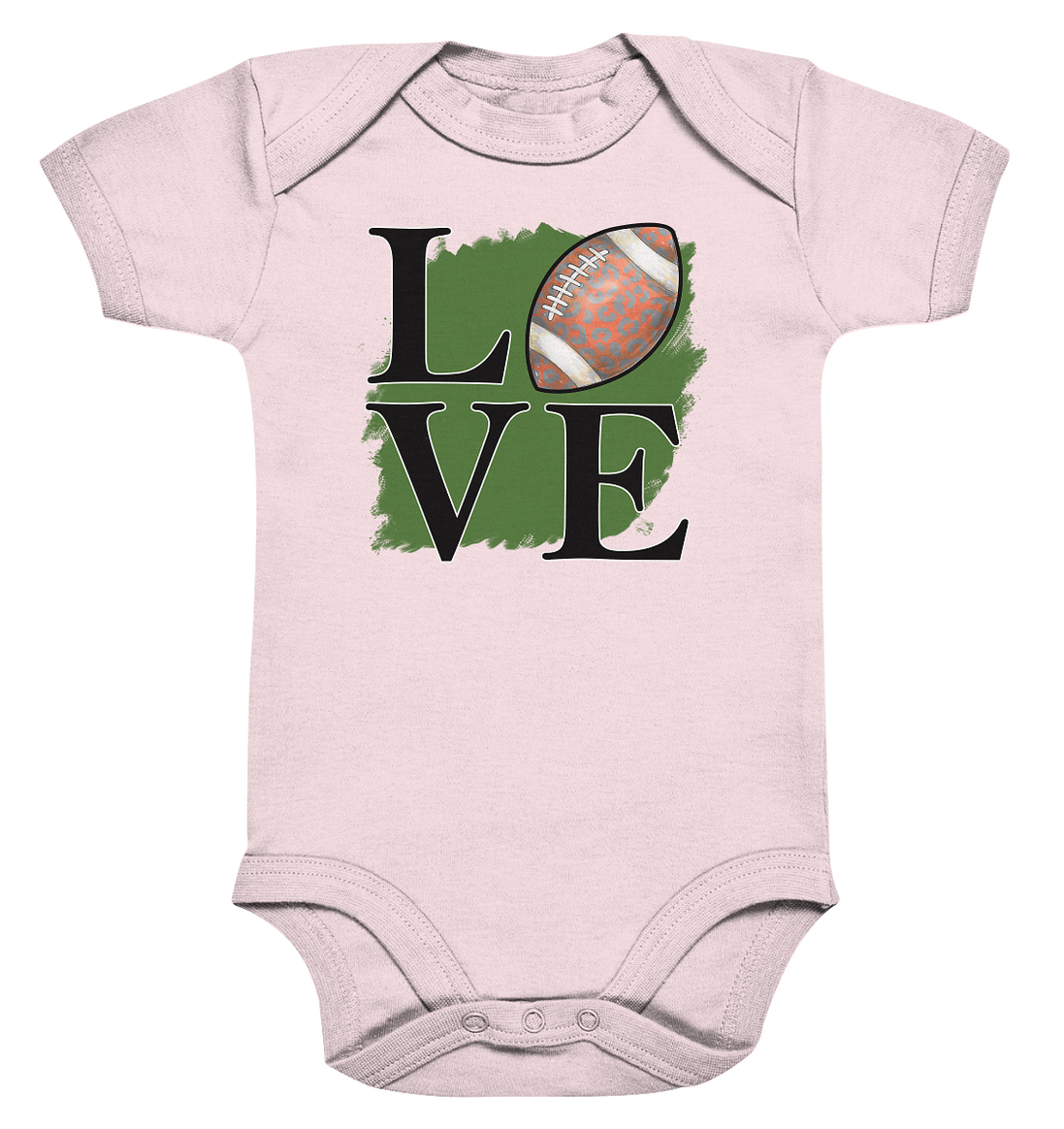 Football Love II - Organic Baby Bodysuite