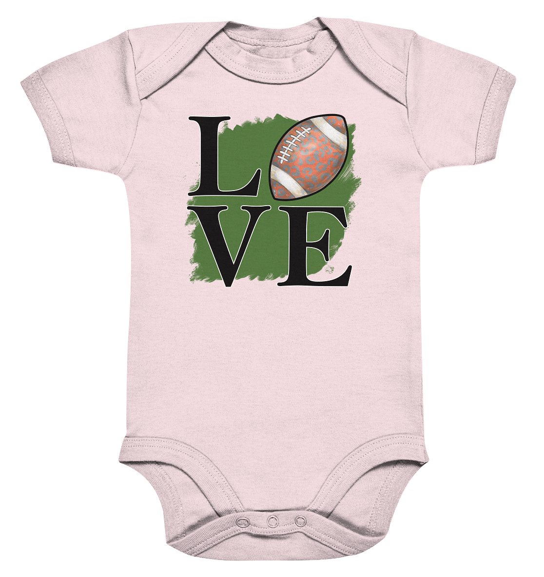 Football Love II - Organic Baby Bodysuite
