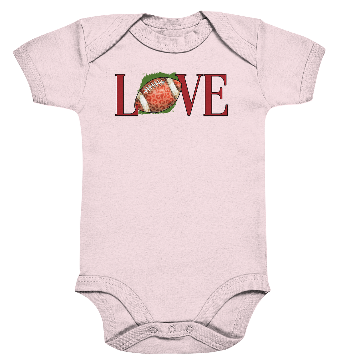 Football Love - Organic Baby Bodysuite
