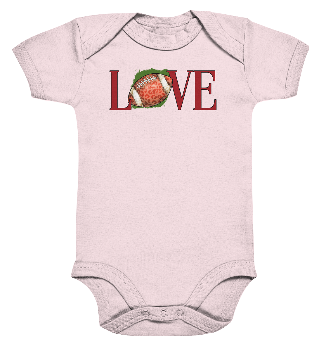 Football Love - Organic Baby Bodysuite