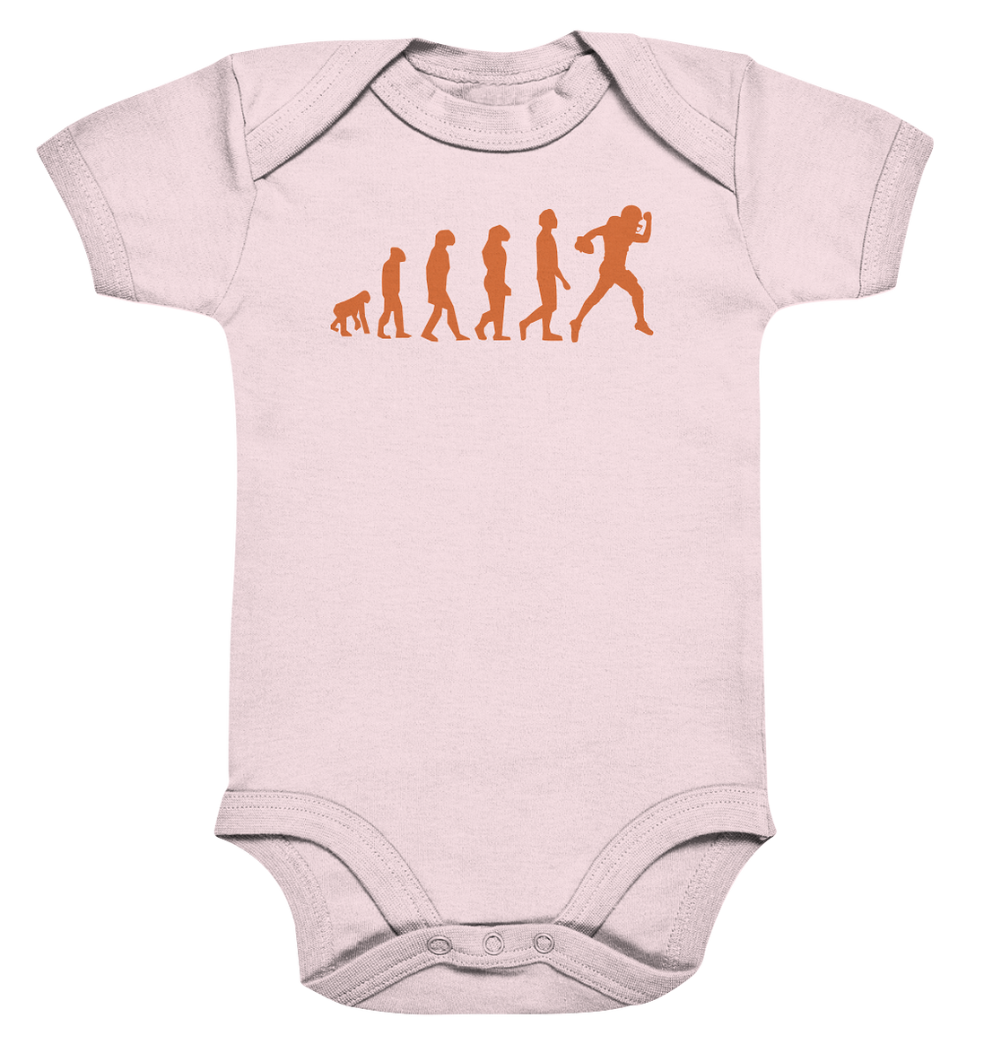 American Football Evolution - Organic Baby Bodysuite